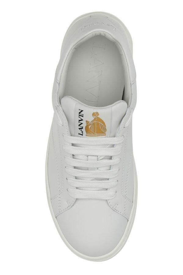 Lanvin White leather DDBO sneakers | gebnegozionline