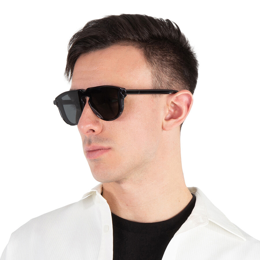 Burberry Dark Grey Shield Men's Sunglasses BE4427 411287 36 - 2