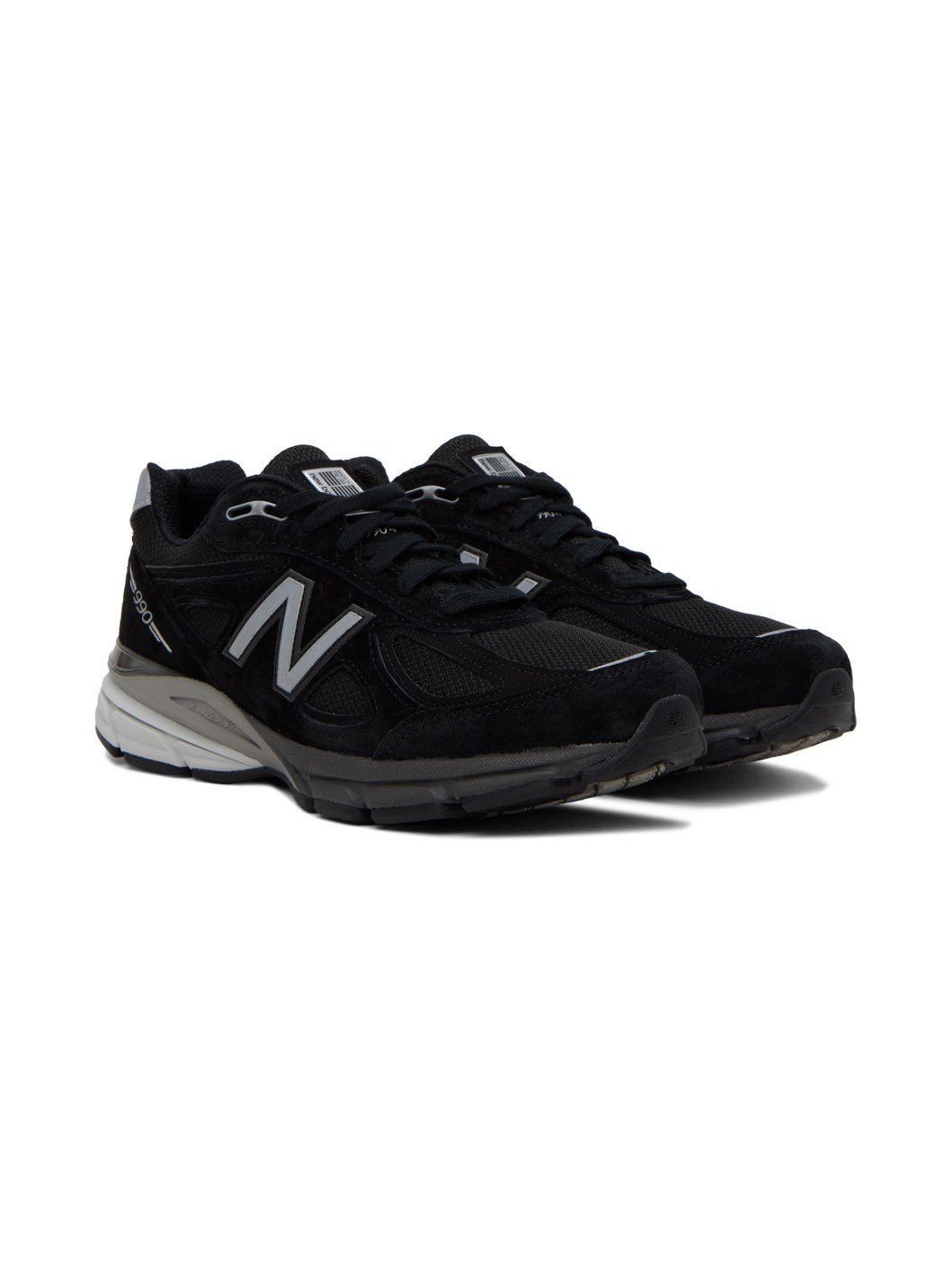 Black Made in USA 990v4 Sneakers - 4
