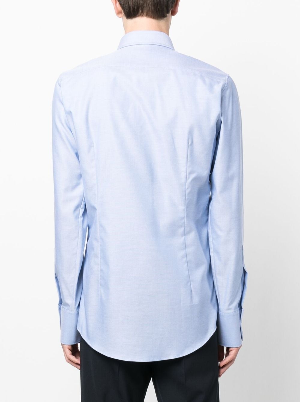 logo-print long-sleeve shirt - 4