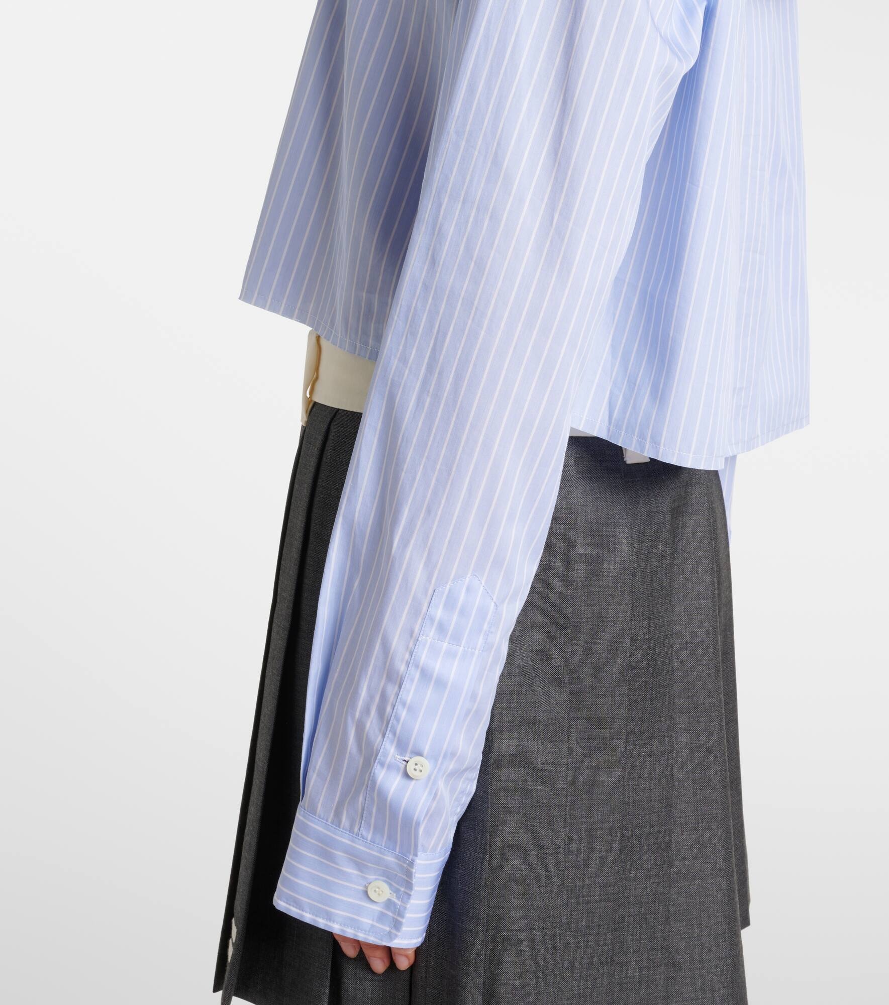 Cropped cotton shirt - 5