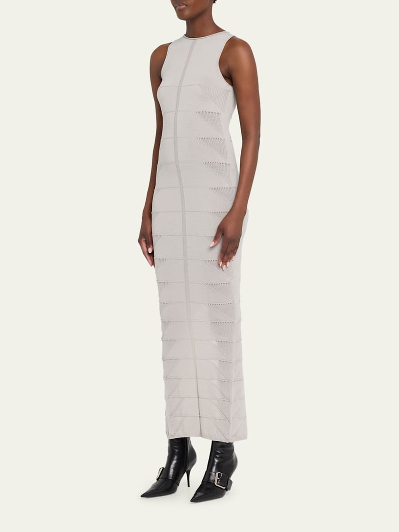 Geo Knit Sleeveless Maxi Dress 4