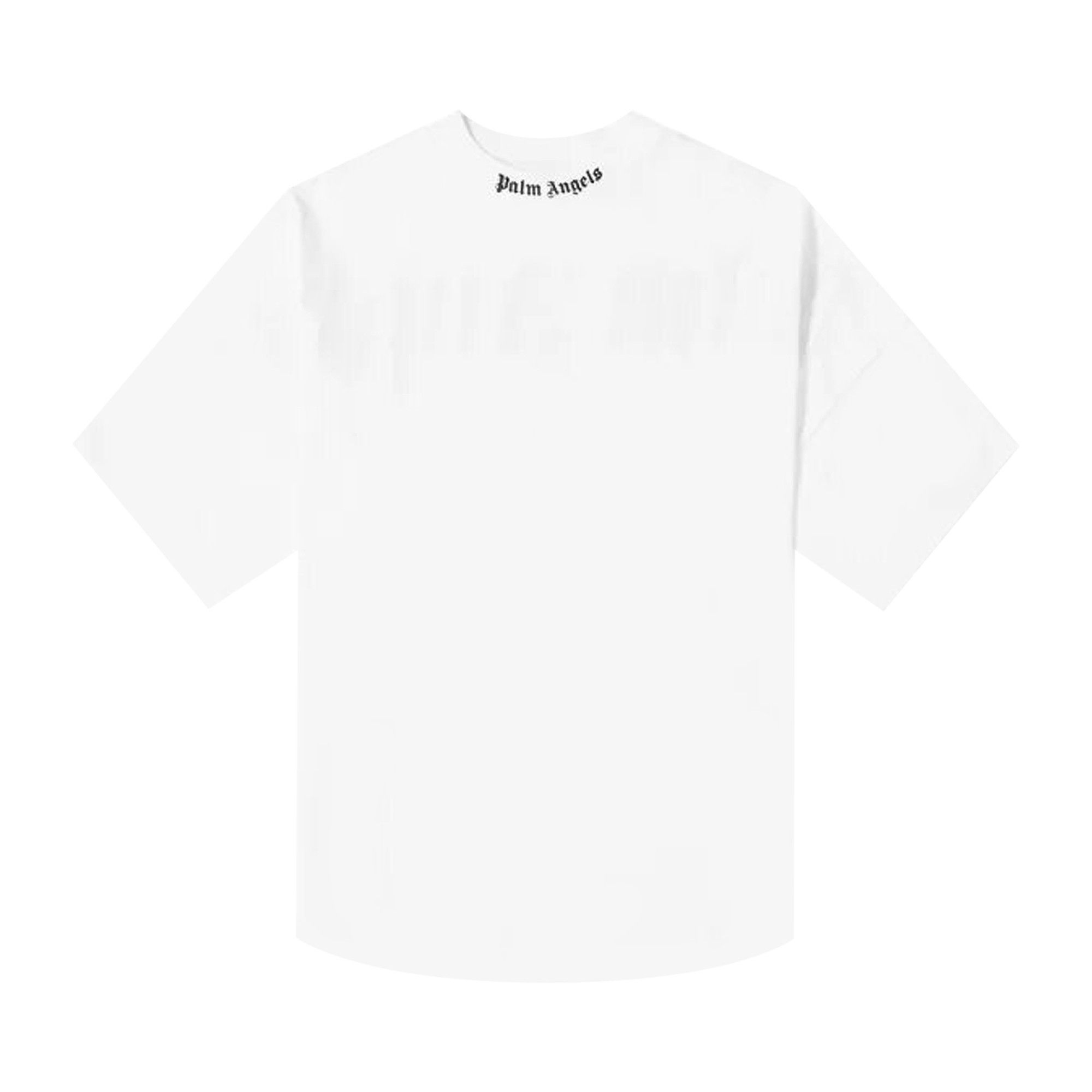 Palm Angels Classic Logo Over Tee 'White/Black' - 1