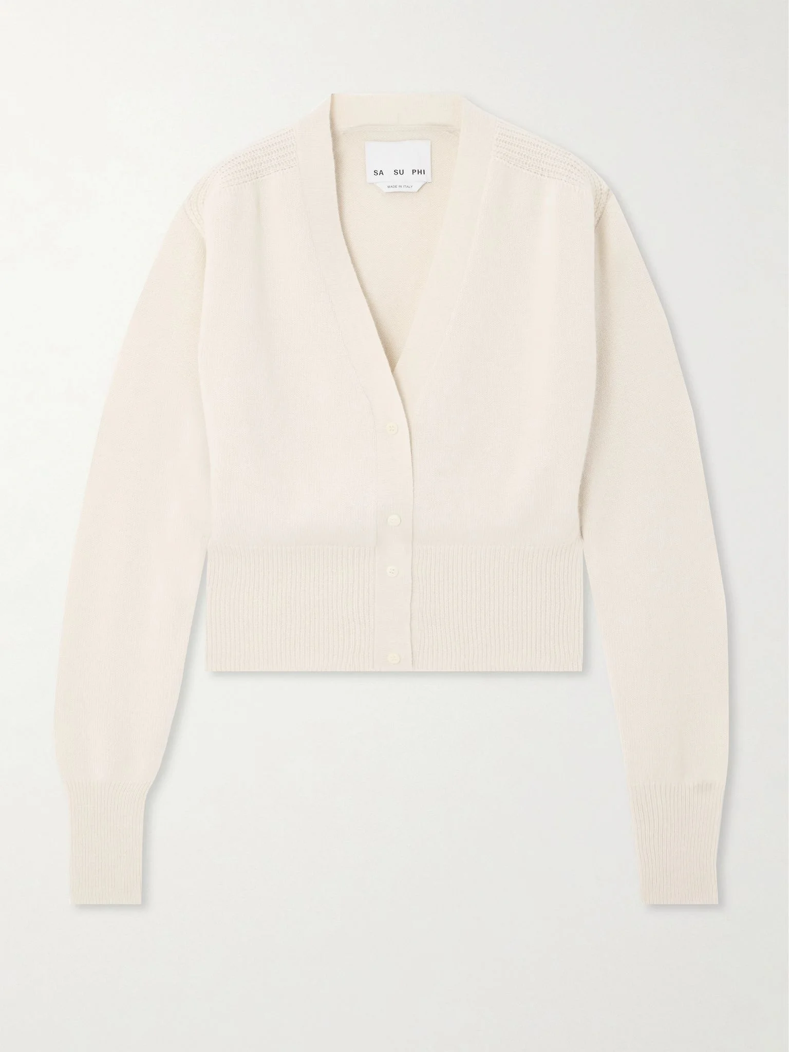 Cashmere cardigan Yellow - 1