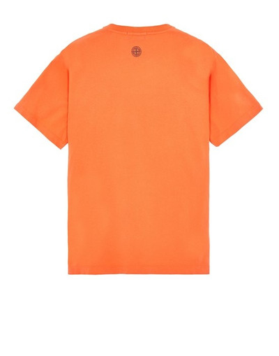 Stone Island 2NS92 30/1 COTTON JERSEY 'TRICROMIA ONE' PRINT_GARMENT DYED ORANGE outlook