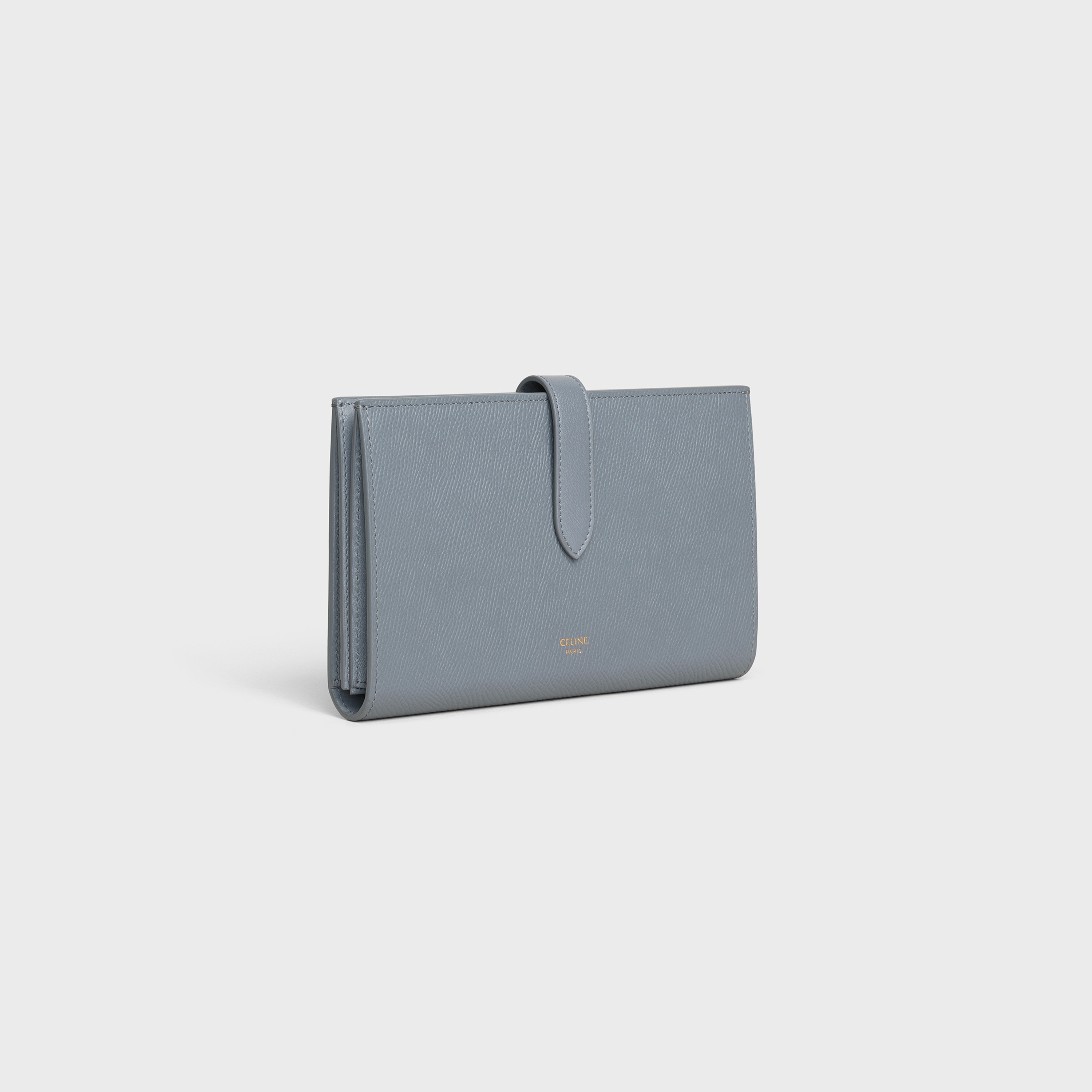 LARGE STRAP WALLET IN GRAINED CALFSKIN - 2