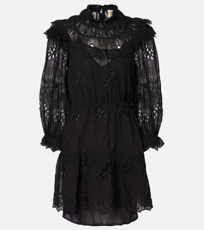 Floral organza minidress 1