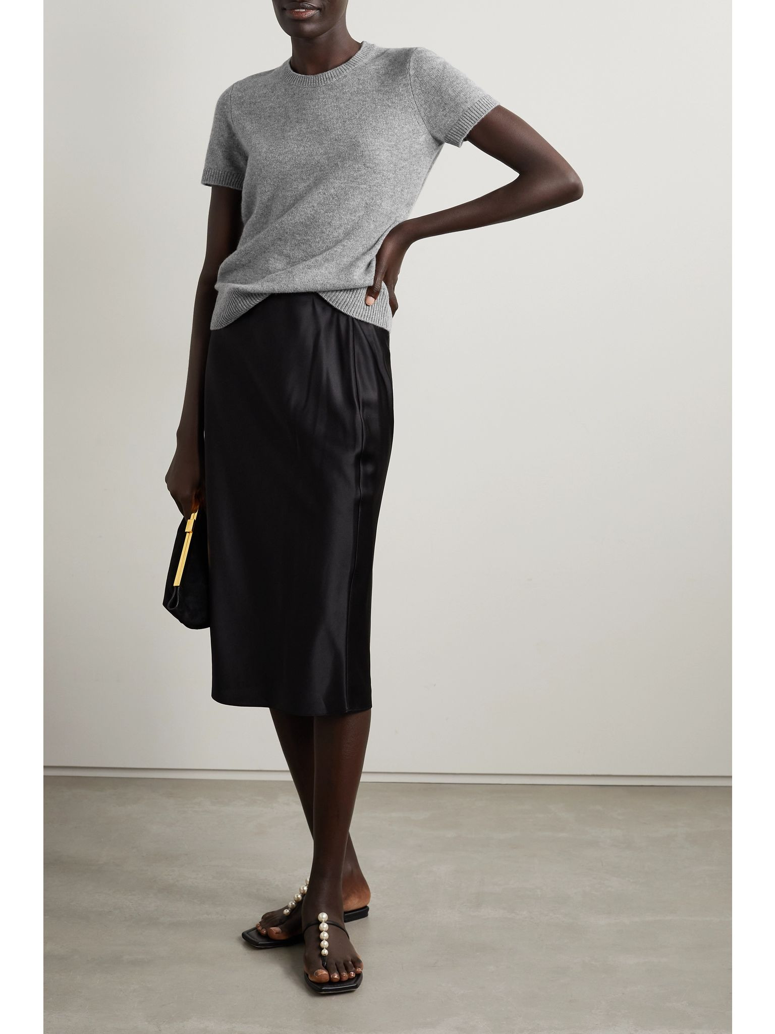 Basic Tee Feather Cashmere Gray - 2