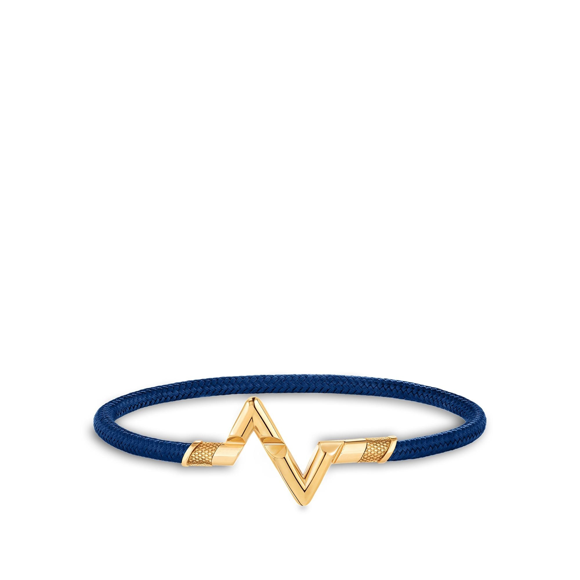 LV Volt Upside Down Play Large Bracelet, Yellow Gold - 1
