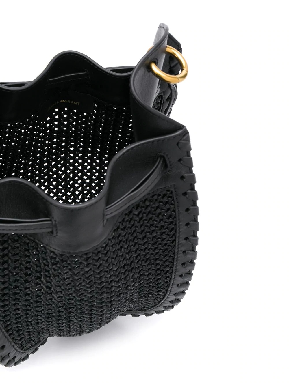 straw mesh crossbody bag - 5