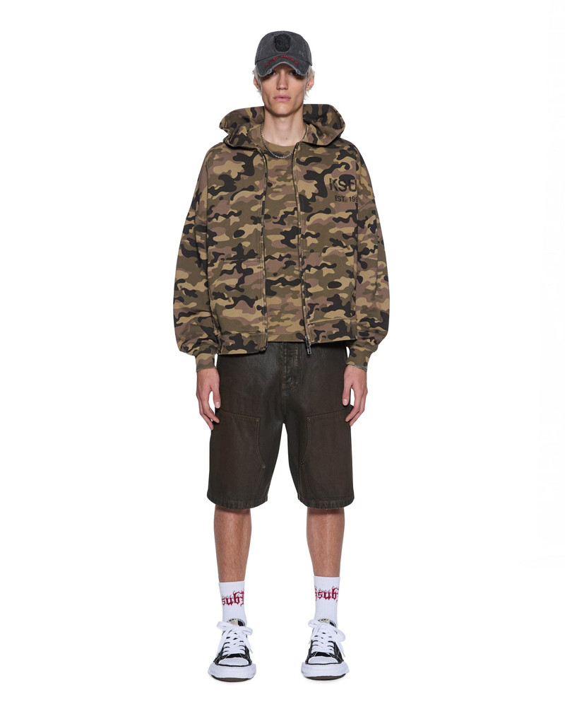 Ksubi ZIP THRU HALEN HOODIE CAMO outlook