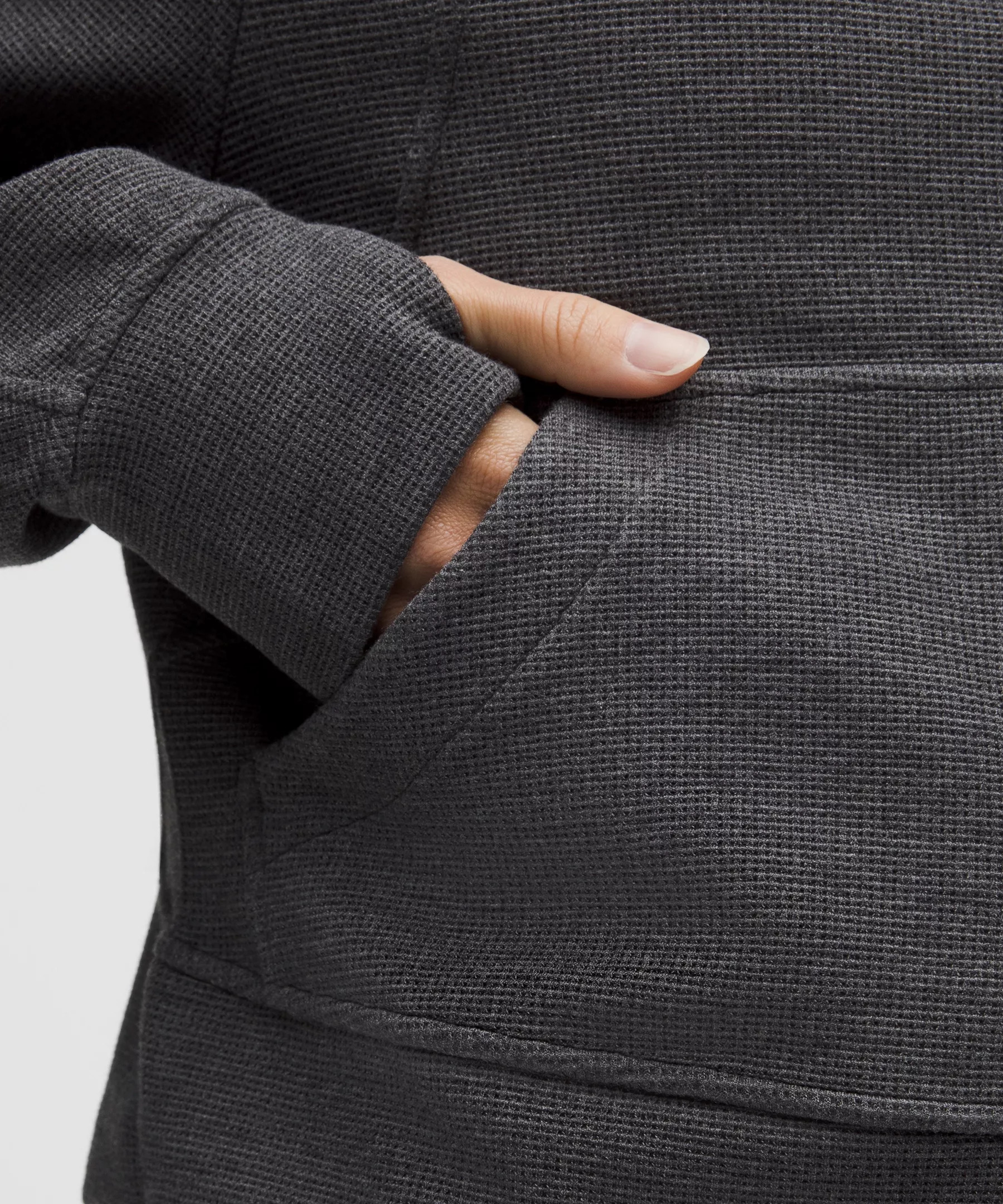 Scuba Oversized Full-Zip Hoodie *Waffle - 4
