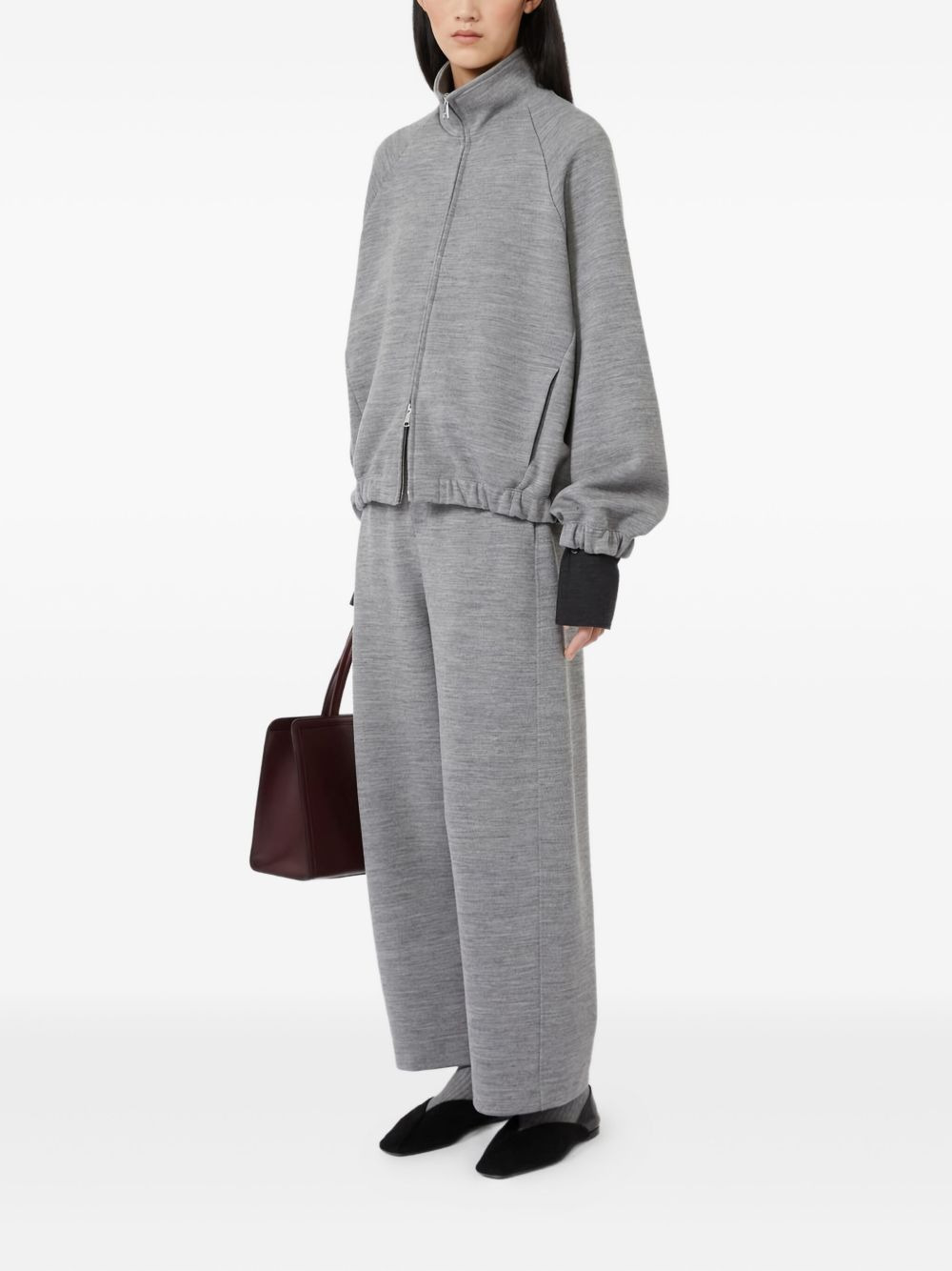 zip-front pocket sweater - 2