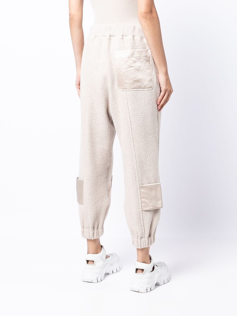 textured panel-detail track pants - 4