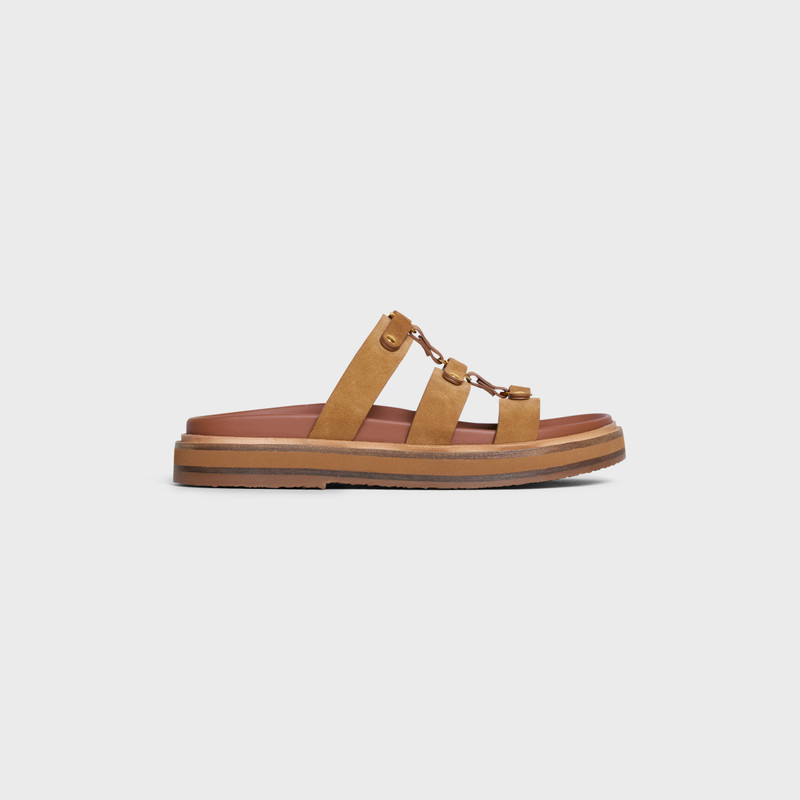 SLIDES TIPPI in Suede Calfskin 1