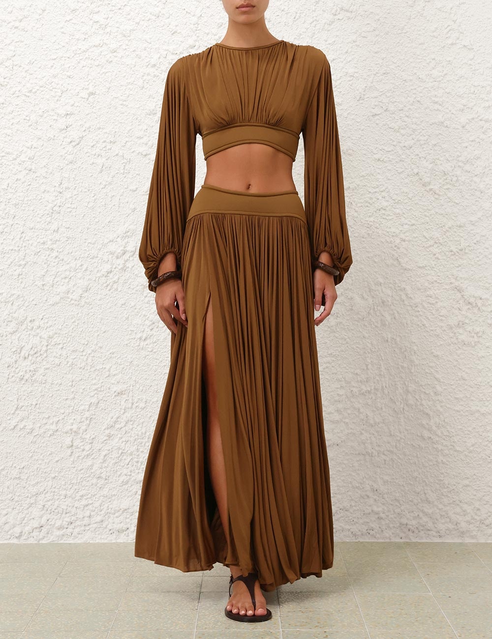 ILLUMINATE GATHERED MAXI SKIRT - 2