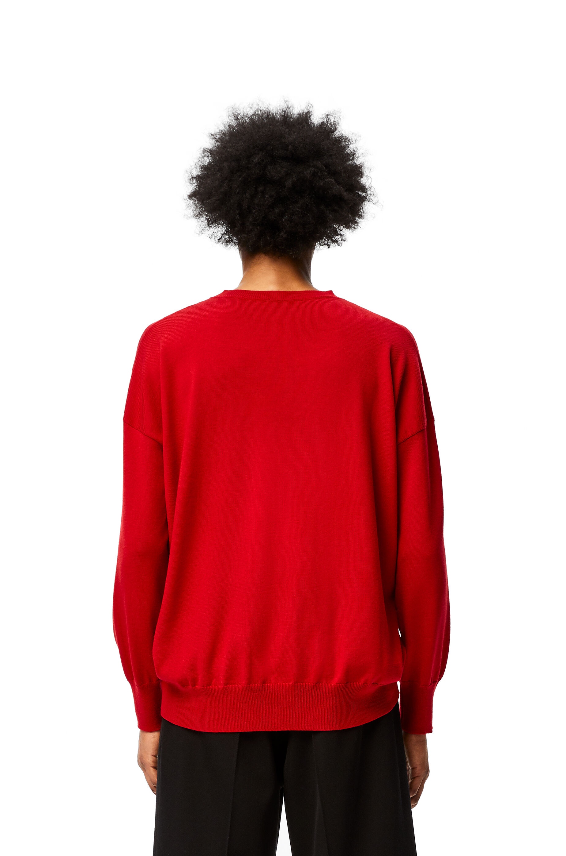 Anagram stitch sweater in wool and cashmere - 4