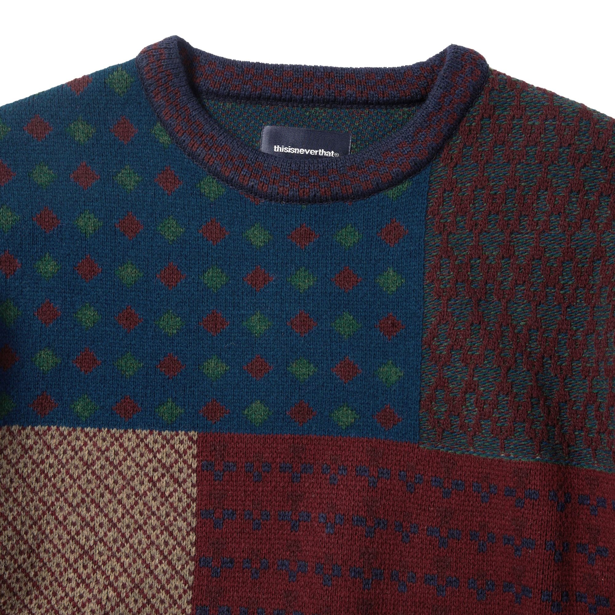thisisneverthat Block Knit Long-Sleeve 'Multicolor' - 3