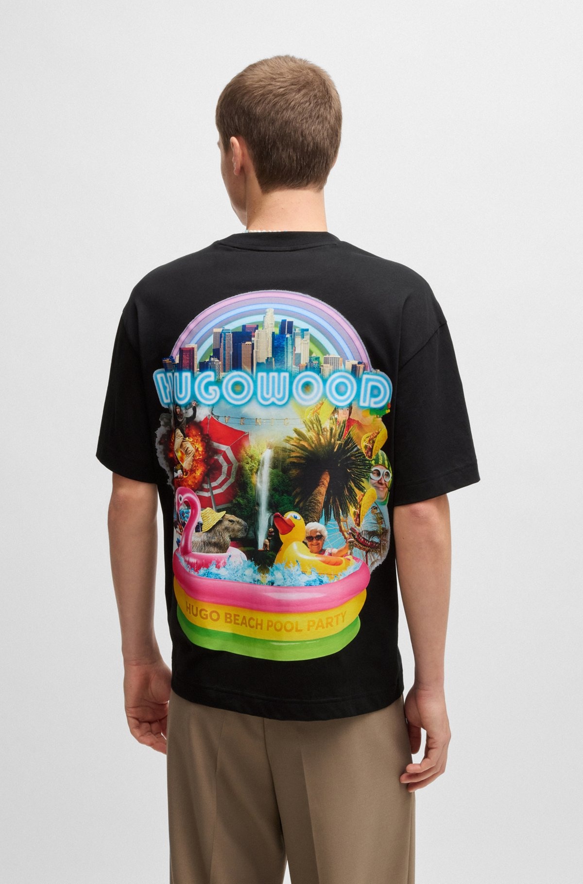 COTTON-JERSEY T-SHIRT WITH LOGO ARTWORK - 5