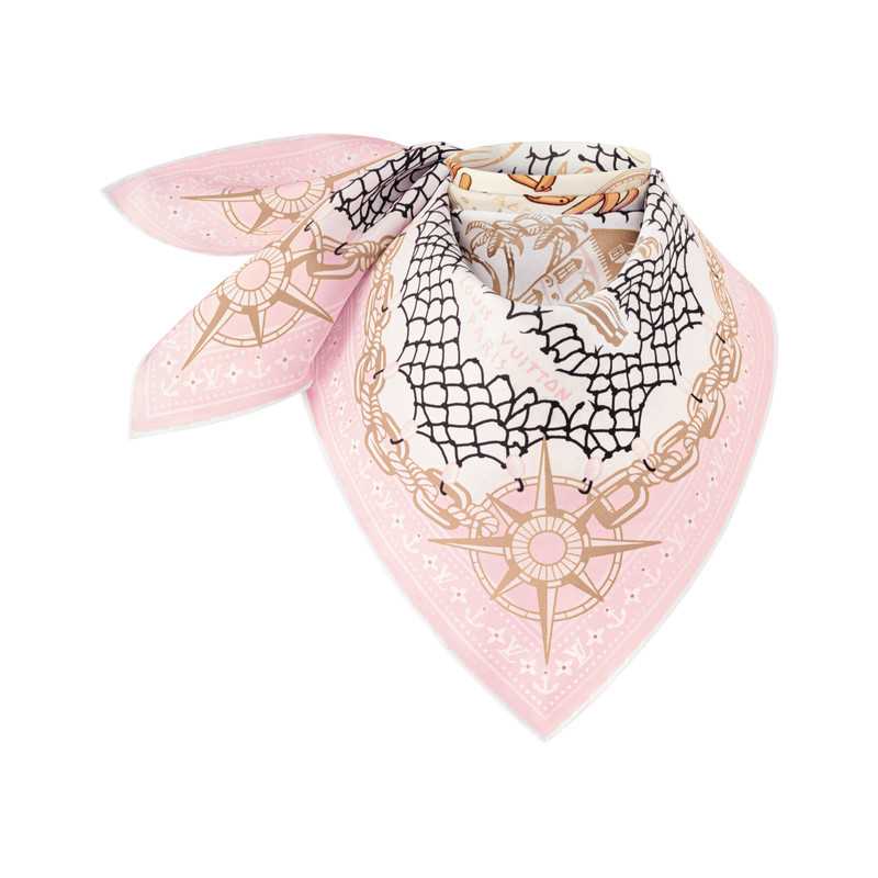 Louis Vuitton LV Ocean Treasure Map Square 70 outlook