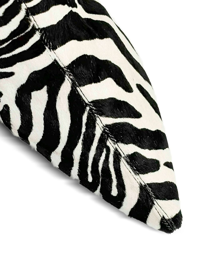 Petra zebra-print ankle boots 3