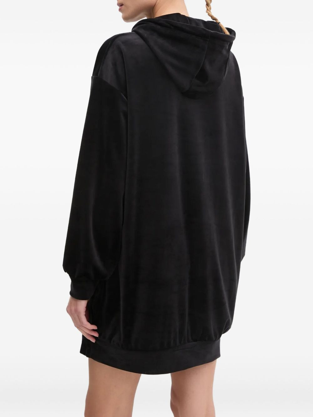 crystal-embellished hooded dress - 3