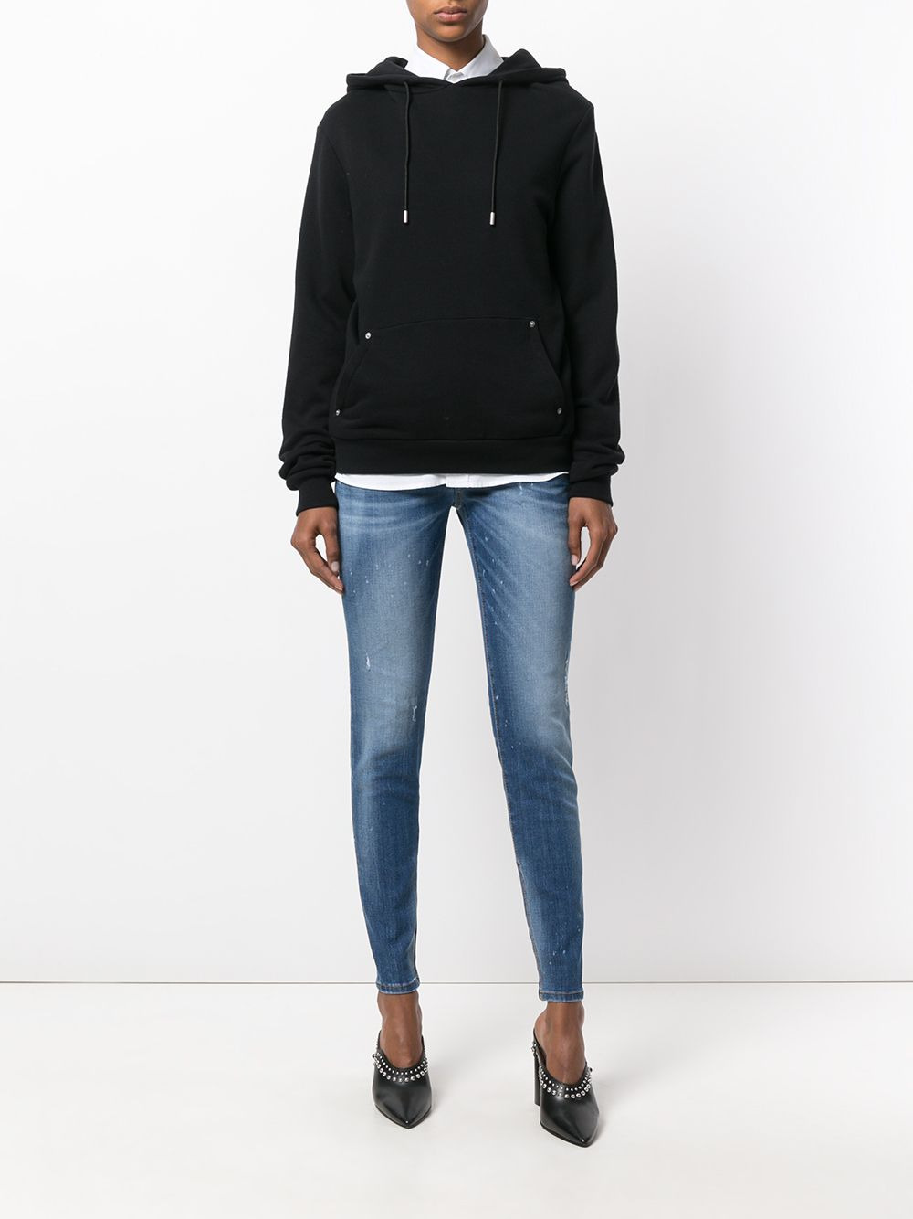 medium-waisted Twiggy jeans - 2