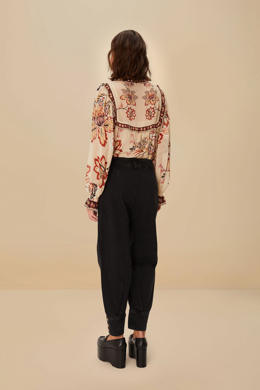 Black Denim Pants - 4