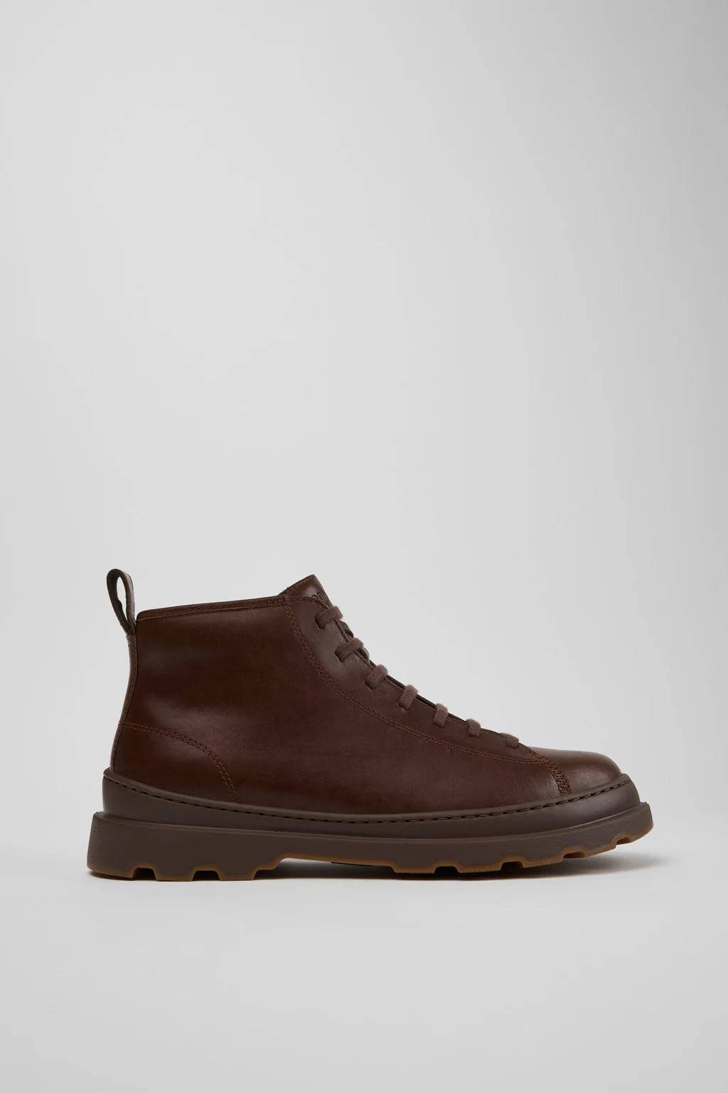 Brutus+ Brown Leather Ankle Boots for Men. - 1
