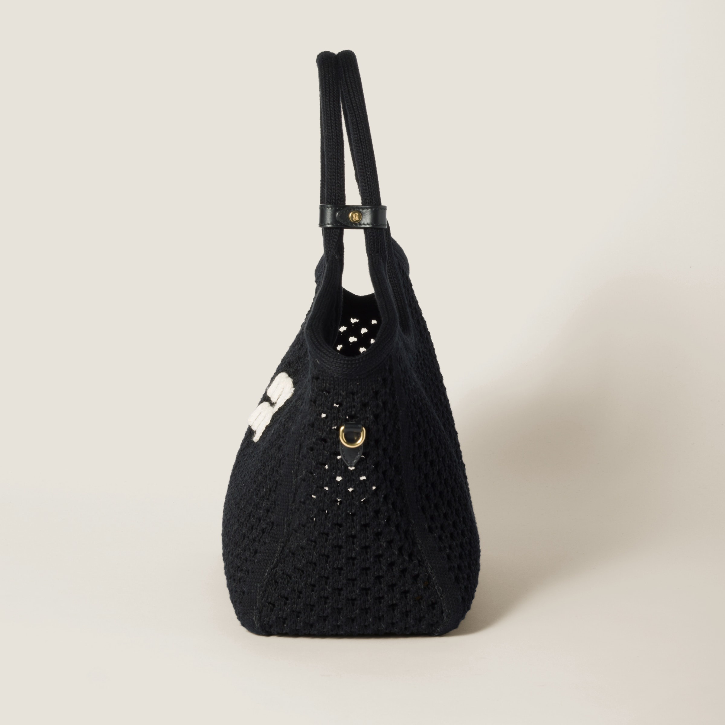 IVY cotton mesh tote bag - 5