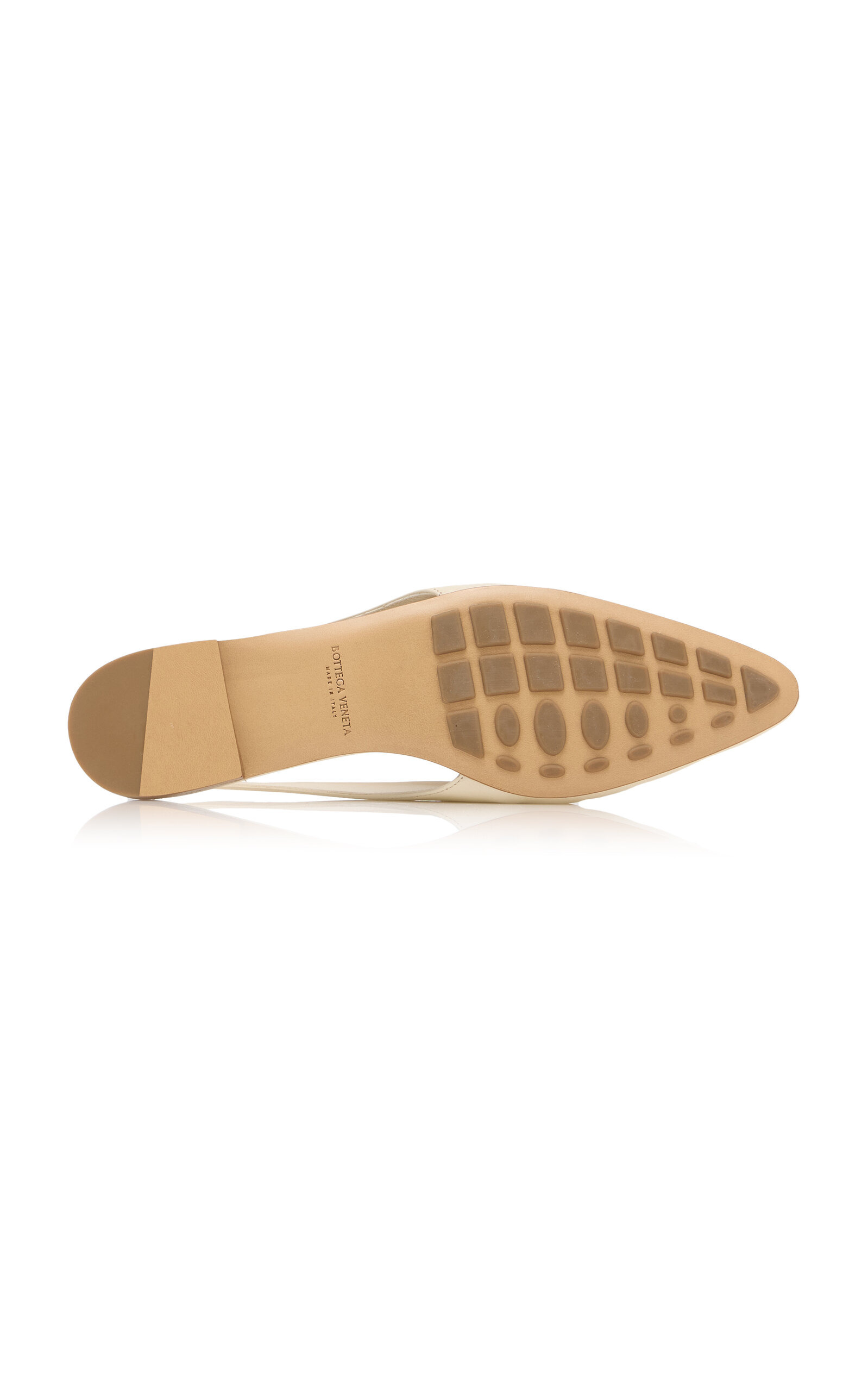 Cushion Lux Leather Slingback Flats ivory - 6