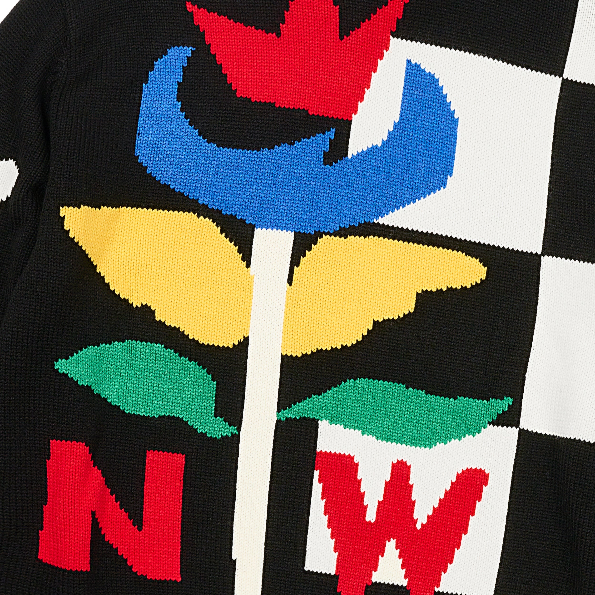 PALACE JCC+ KNIT CREW BLACK - 4
