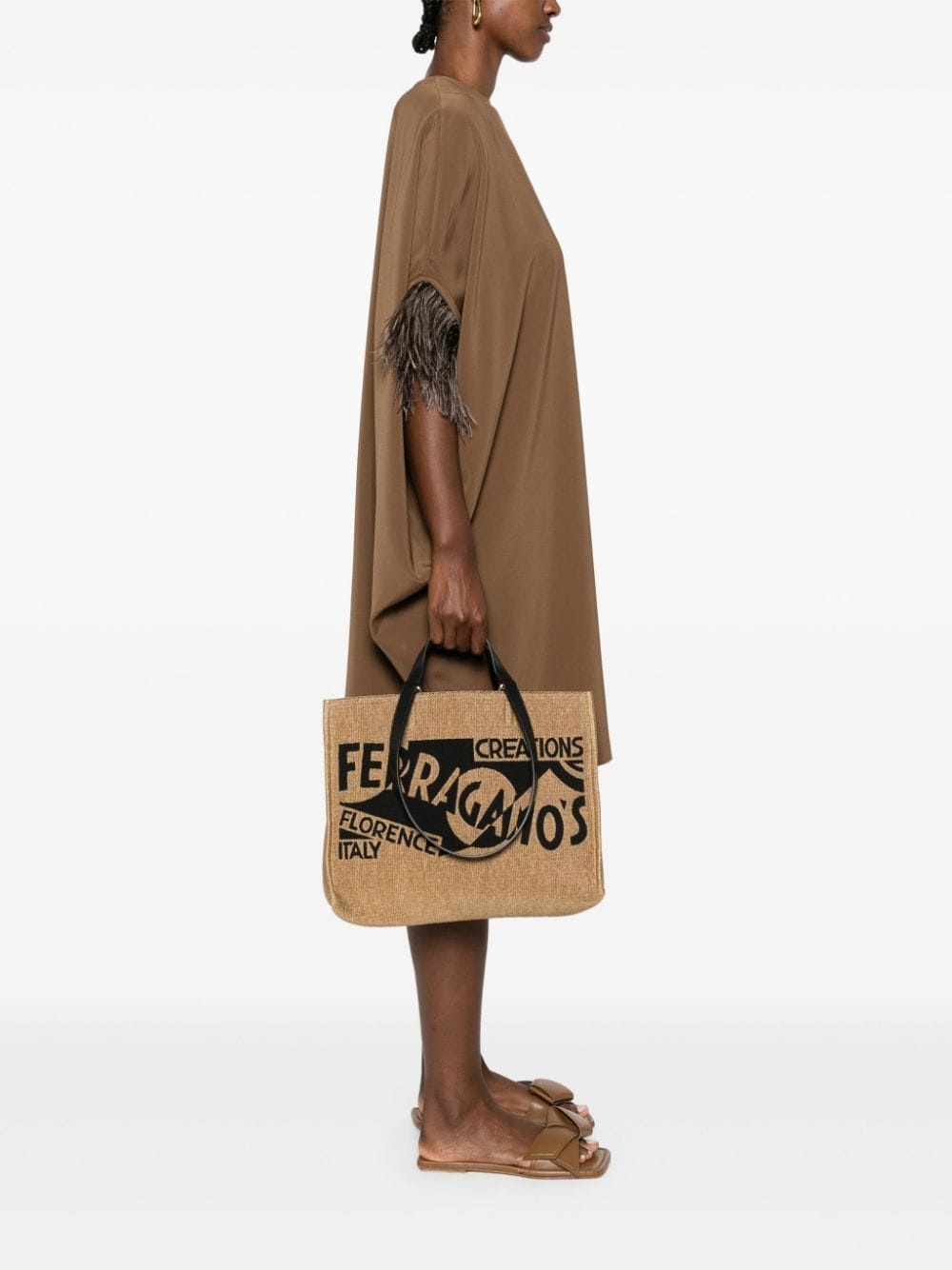 medium logo tote bag - 2