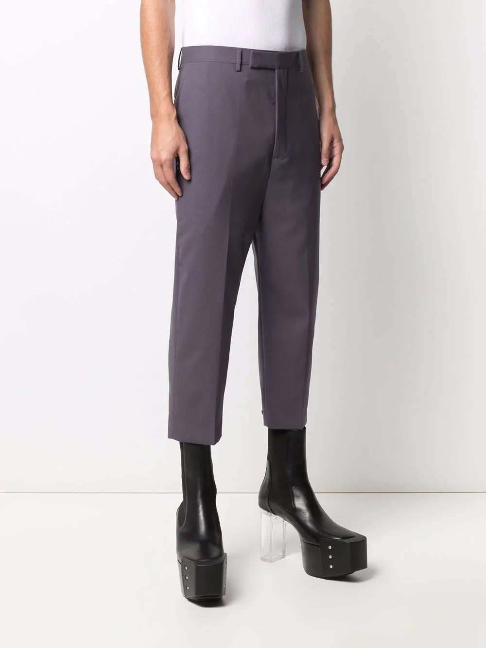 cropped tailored trousers - 3