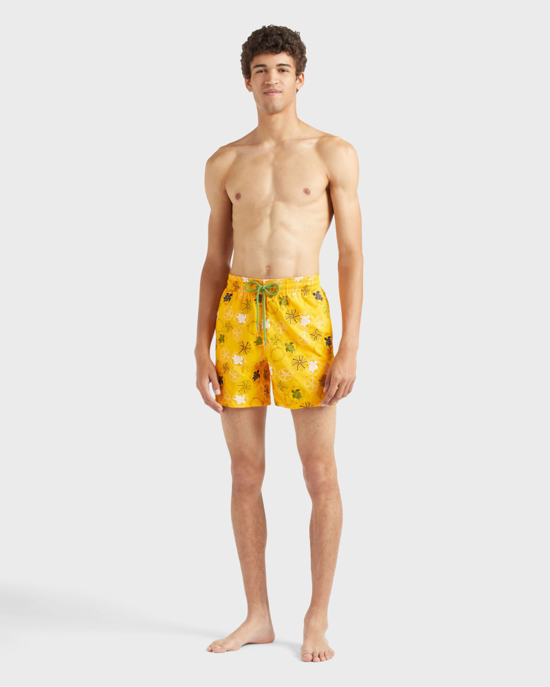Vilebrequin Men Swim Trunks Embroidered Oursins - Limited Edition outlook