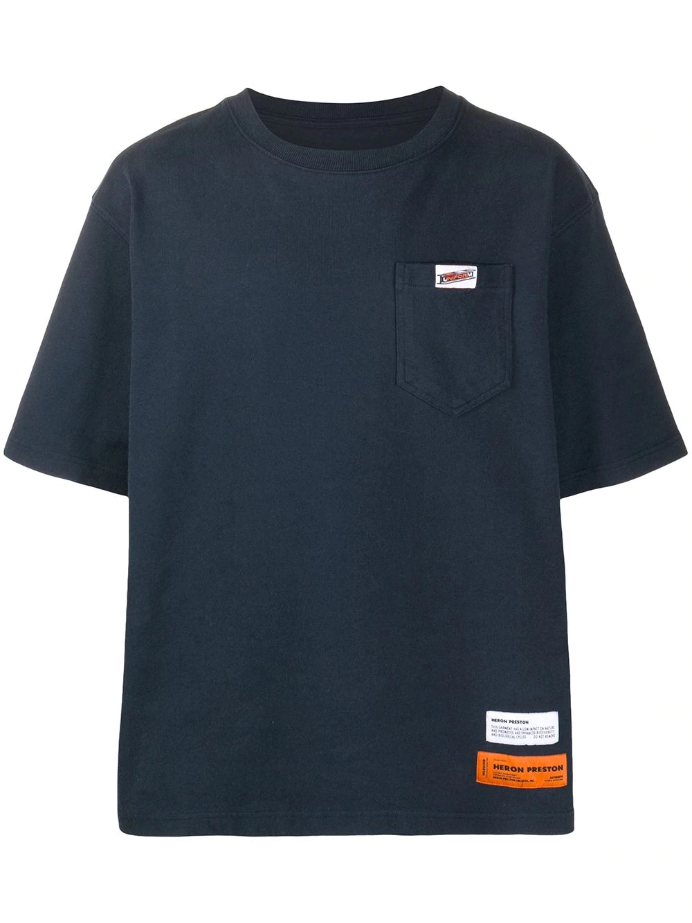 'Uniform' logo patch T-shirt - 1