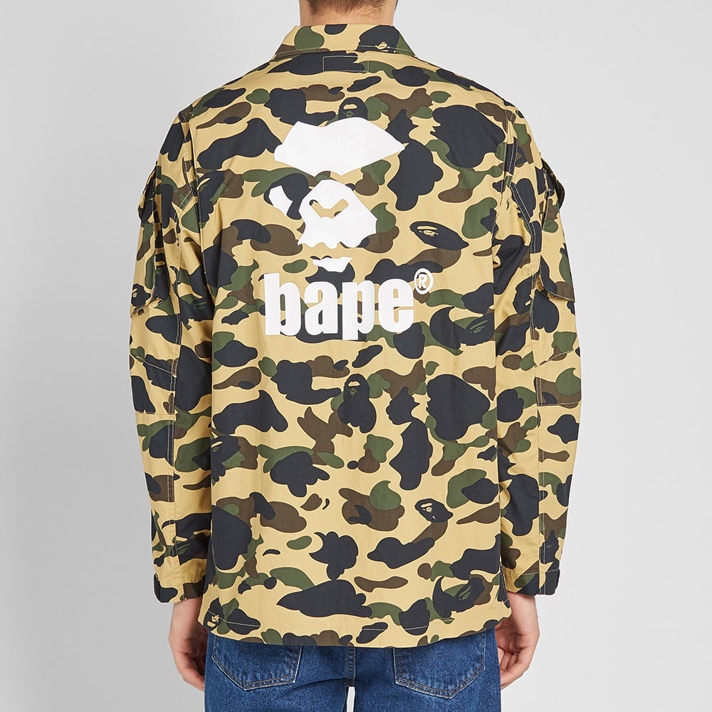 A Bathing Ape 1st Camo Tactical Military Shirt - 7