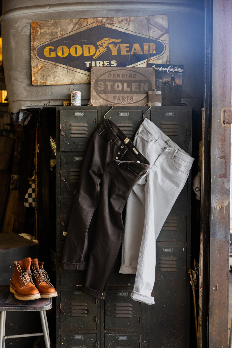 The Barrel Classic Straight Natural Slub - Carob 14oz Selvedge 6