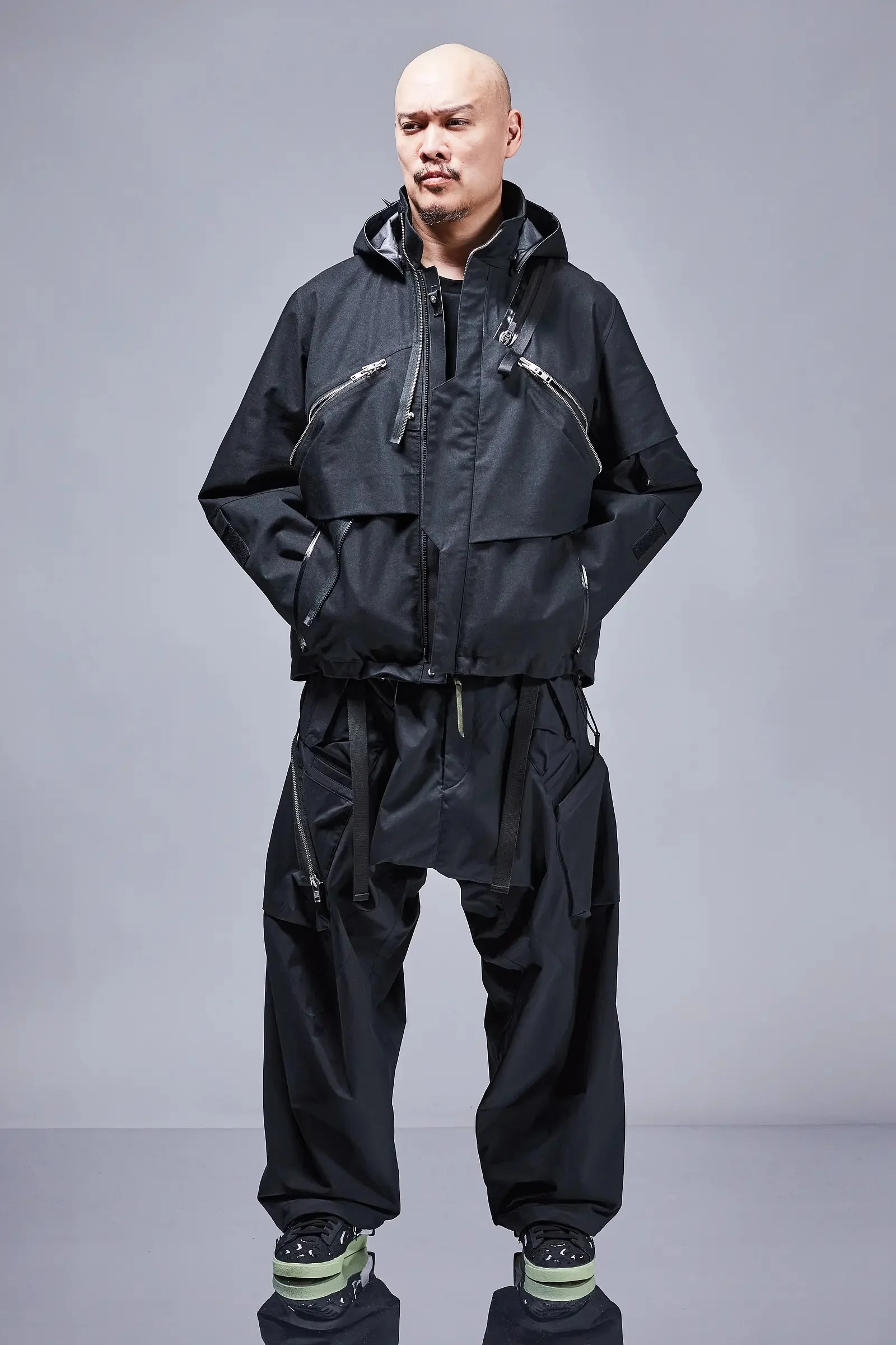 J1WB-BQ 3L Interops Jacket Black - 1