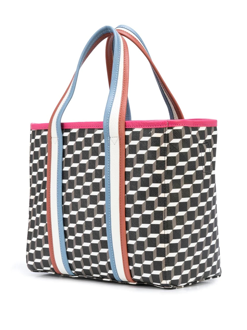 geometric print tote bag - 3