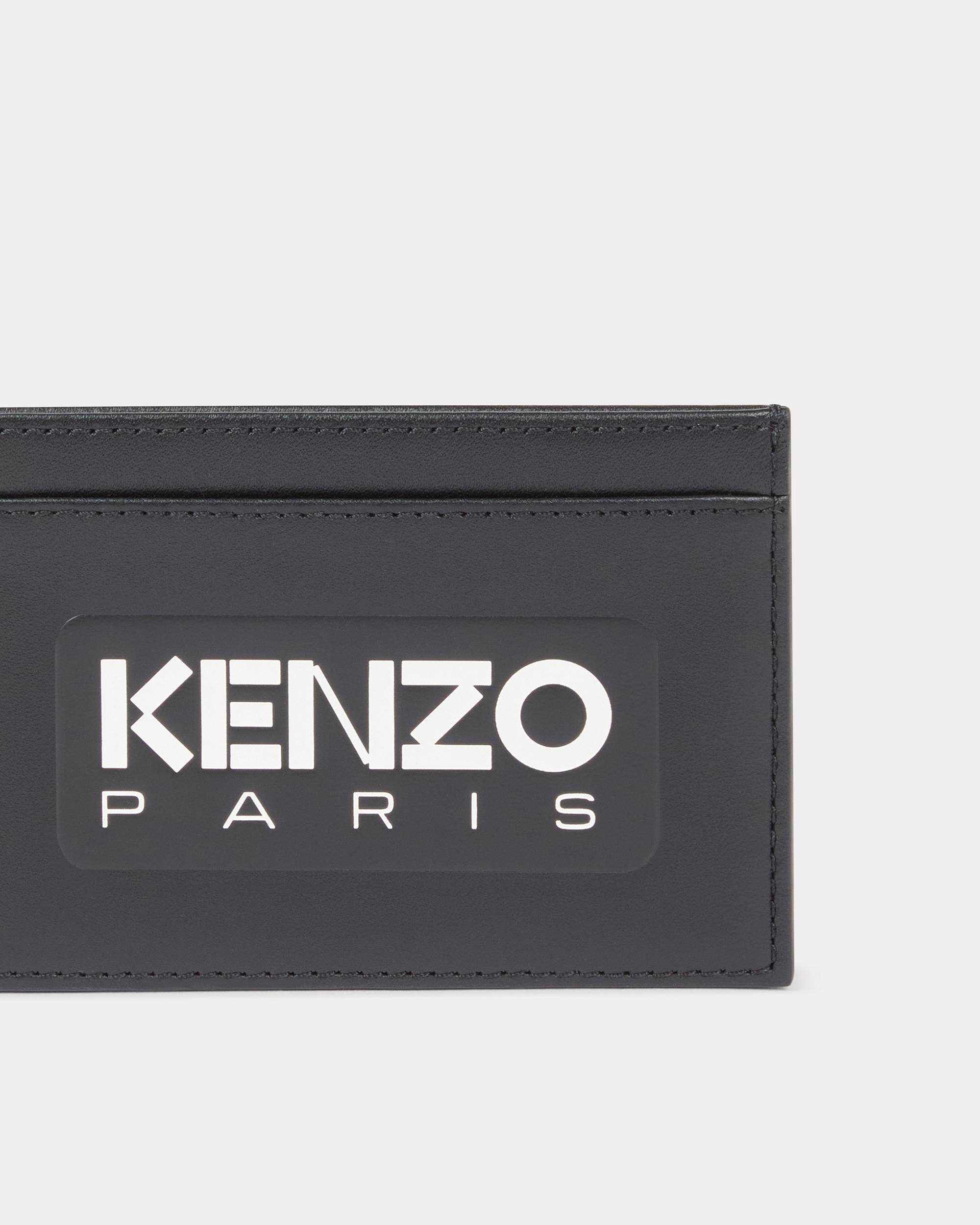 'KENZO Emboss' leather card holder - 3