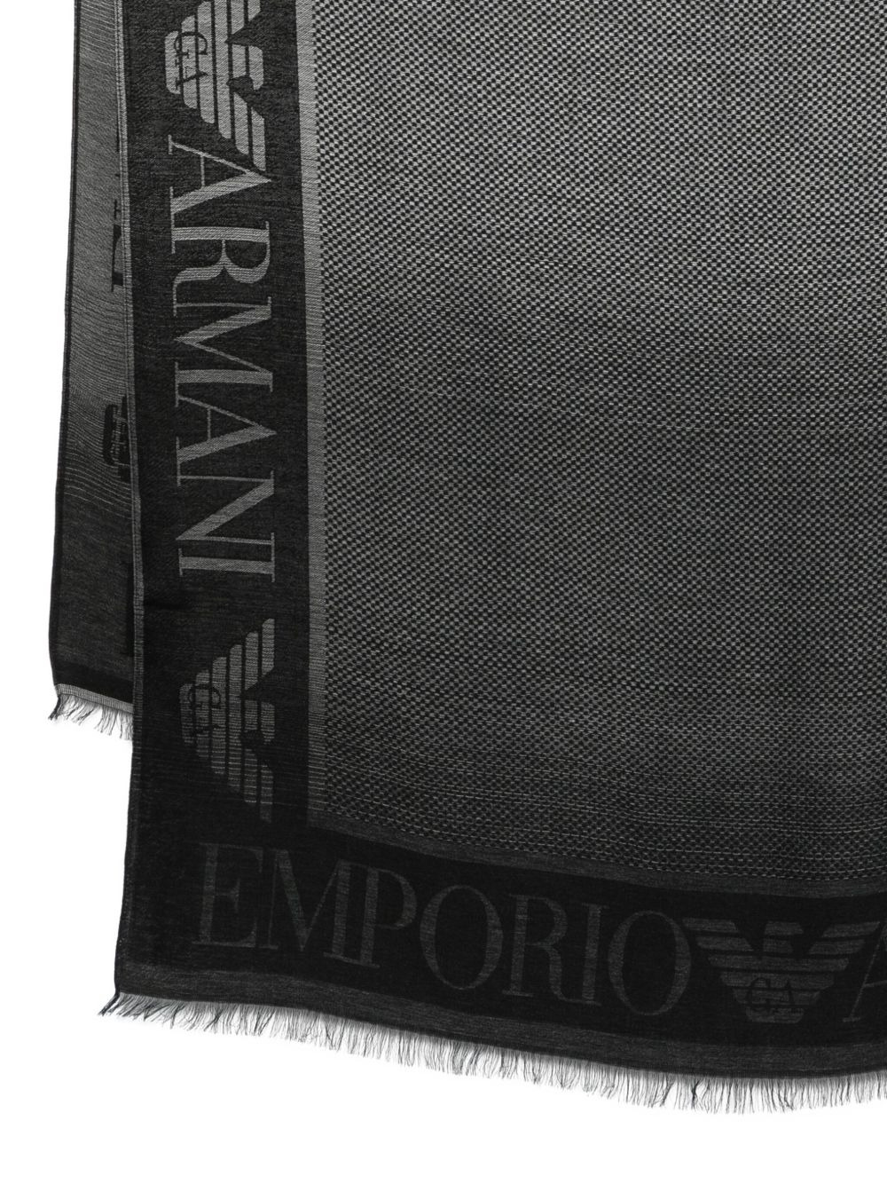 logo-embellished scarf - 2
