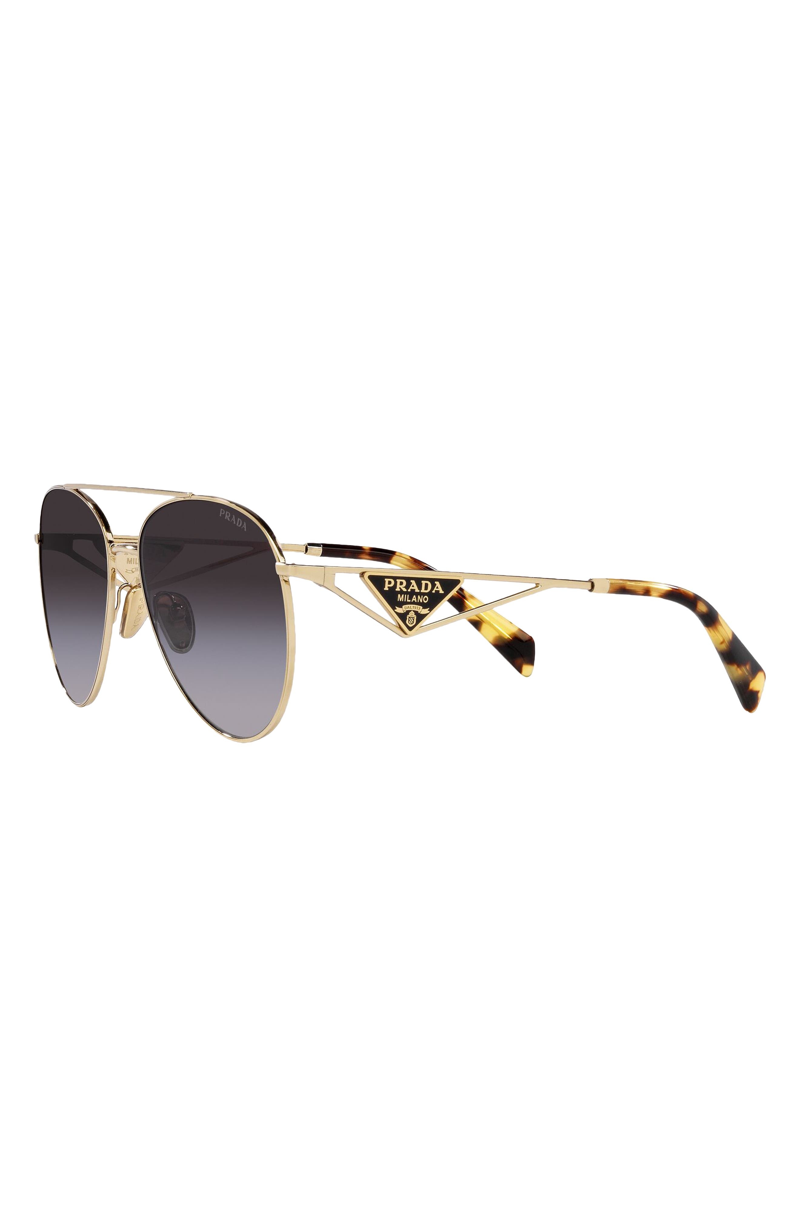 58mm Gradient Pilot Sunglasses - 5