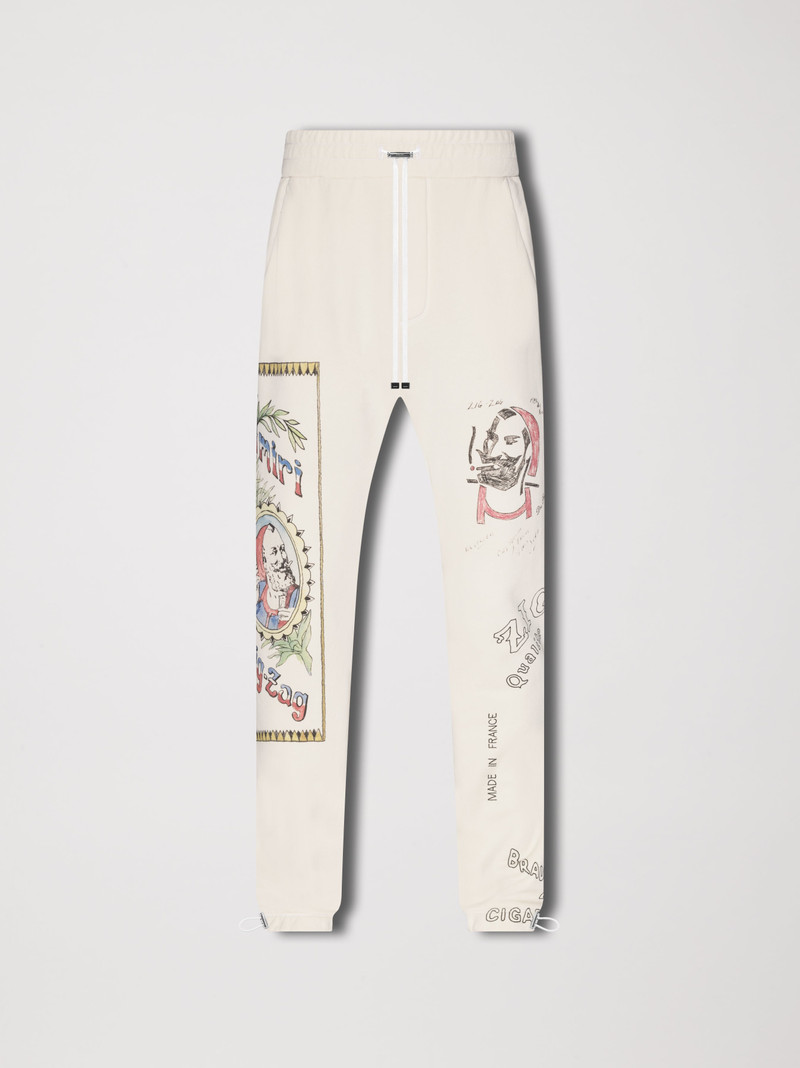ZIG-ZAG SKETCH SWEATPANTS - 1