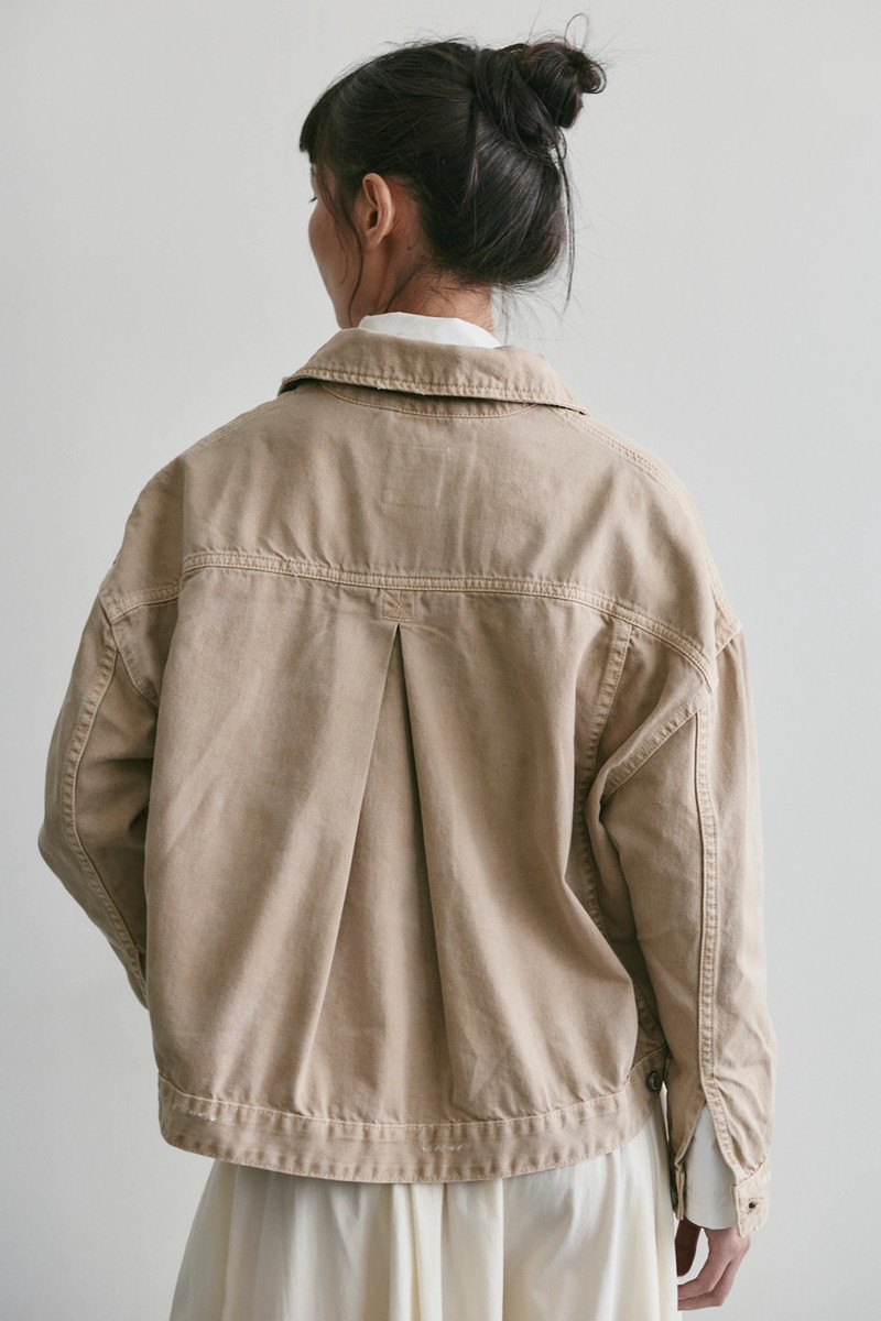 FREE PEOPLE We The Free Opal Swing Denim Jacket outlook