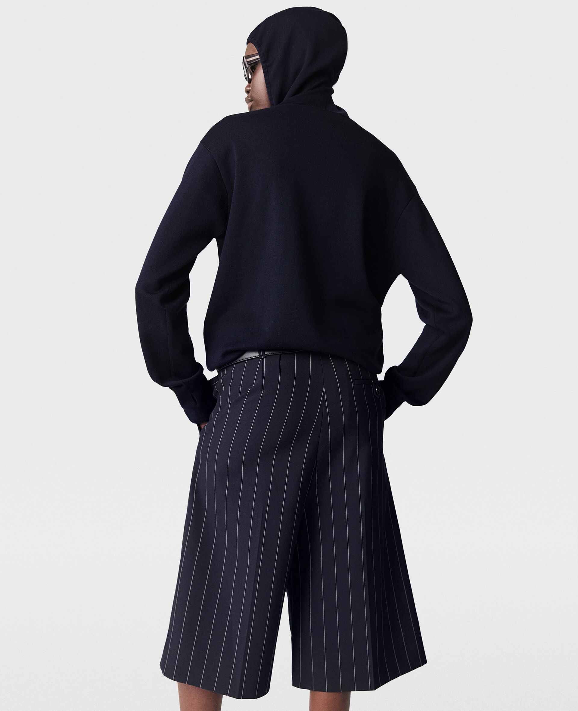 Slouchy Drawstring Hoodie - 4