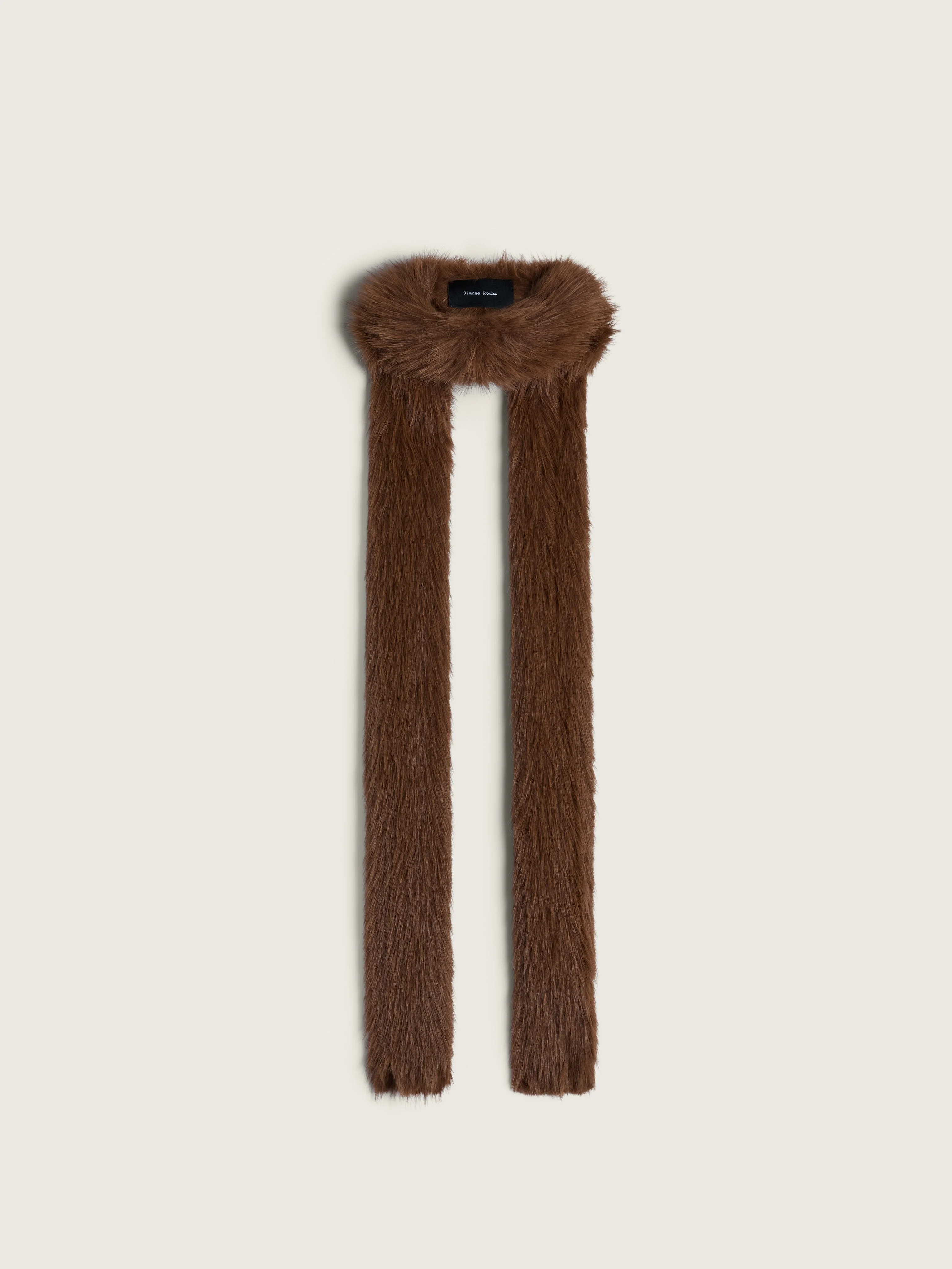 Skinny Faux Fur Scarf - 1