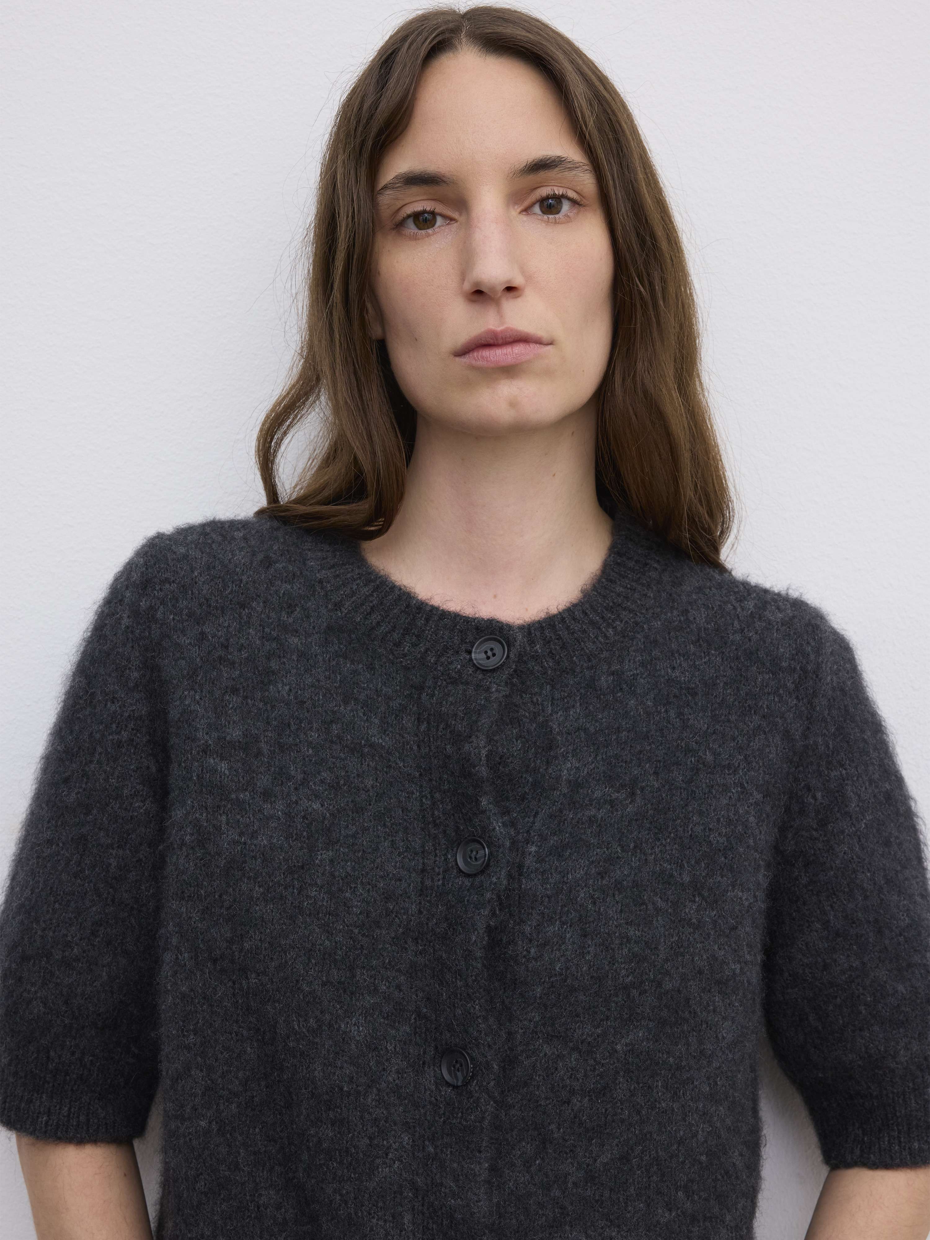 Brushed Cardigan Top - 3