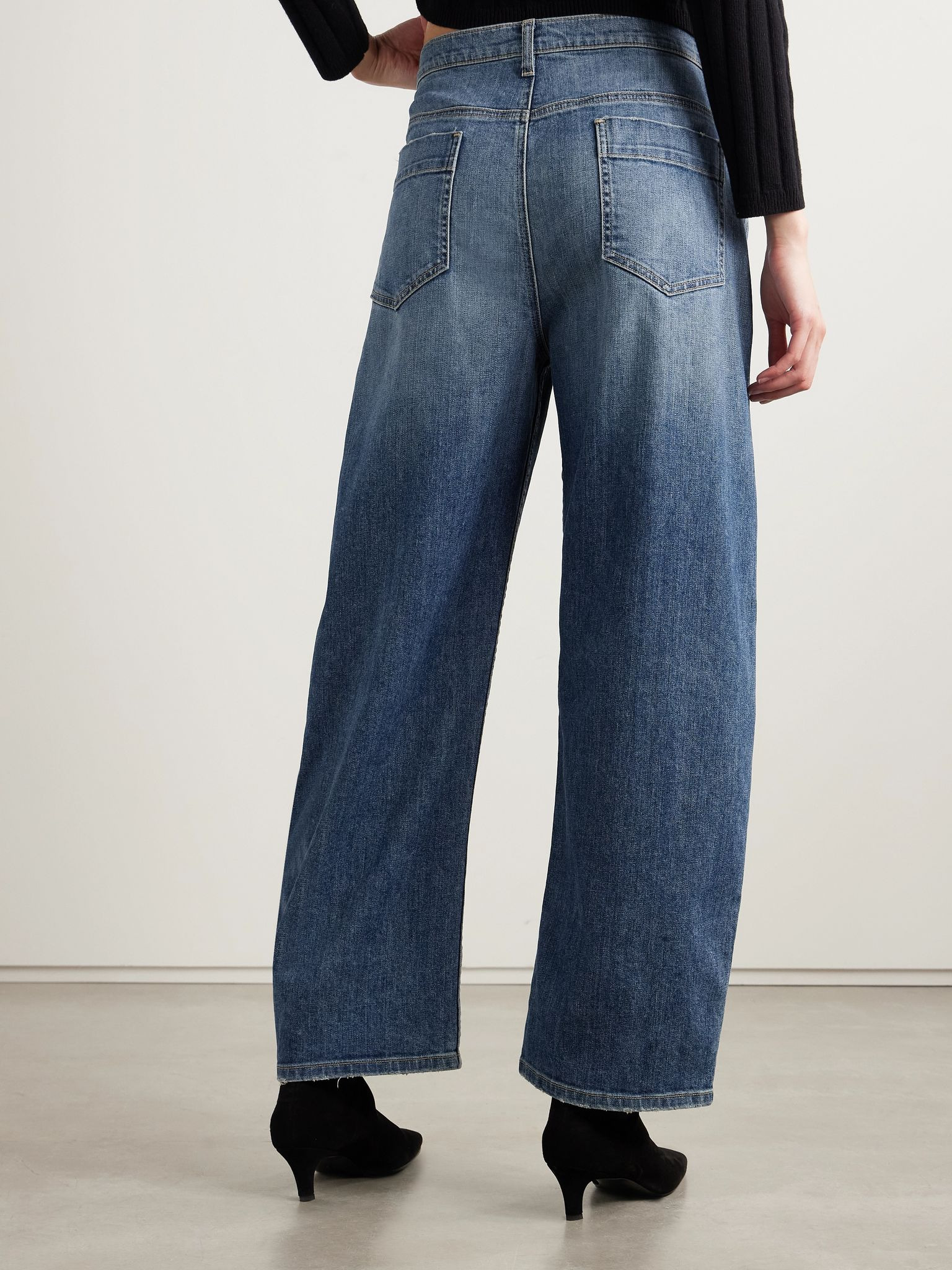 Tribeca high-rise tapered jeans Mid denim - 4