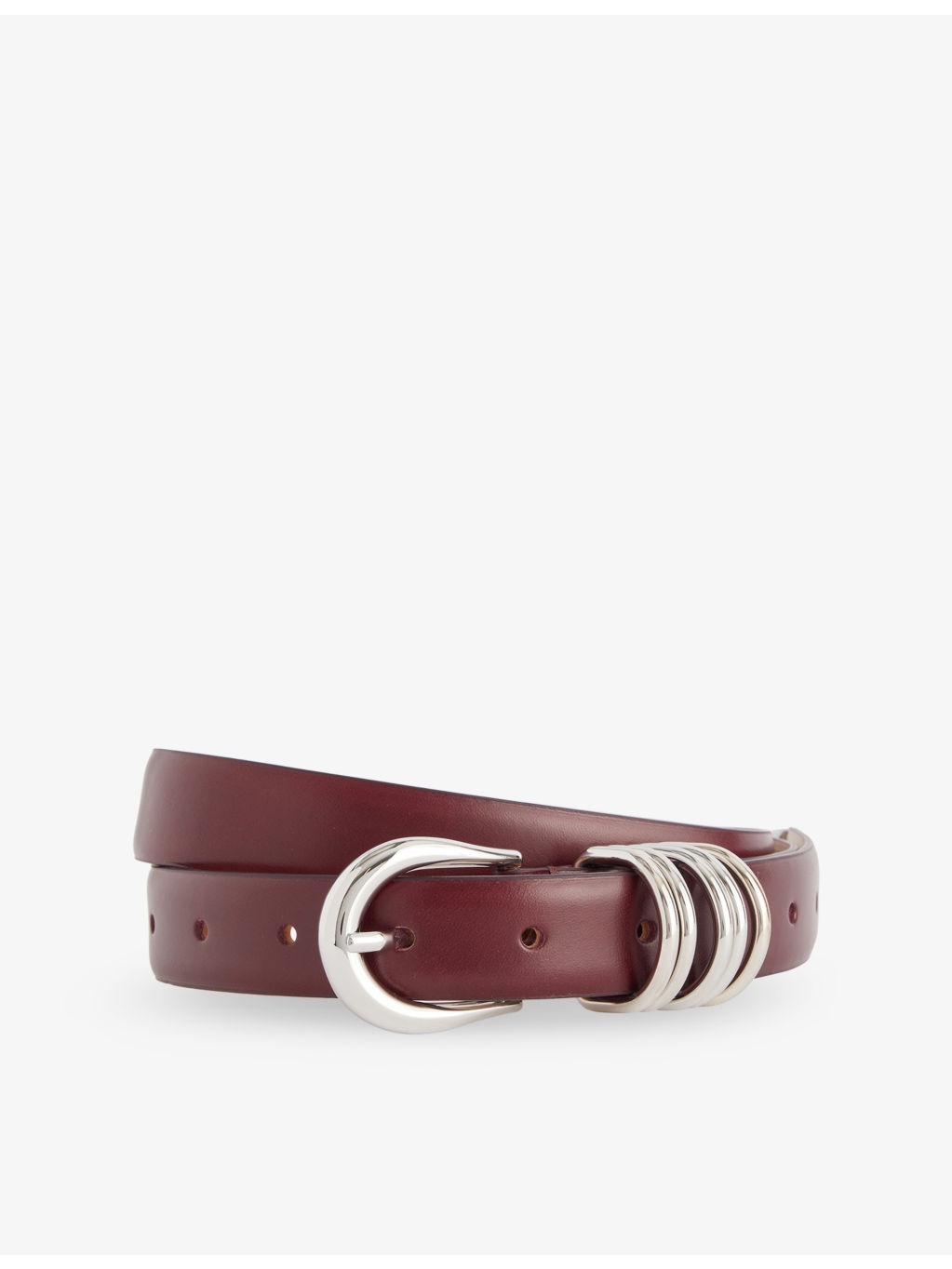 Hollyhock Leather Belt - 1